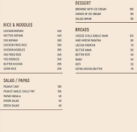Bombay Mansion menu 2