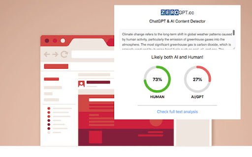 ChatGPT and AI Detector by ZeroGPT.cc