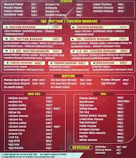 S A Biryani House menu 1