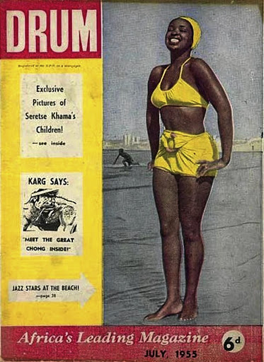 A vintage cover of 'Drum' magazine, which has fortunately survived the current economic crisis.