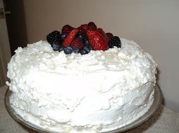 Lemon Dream Crumb Cake with Fresh Fruit