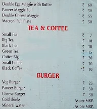 Subhash Breakfast Corner menu 2