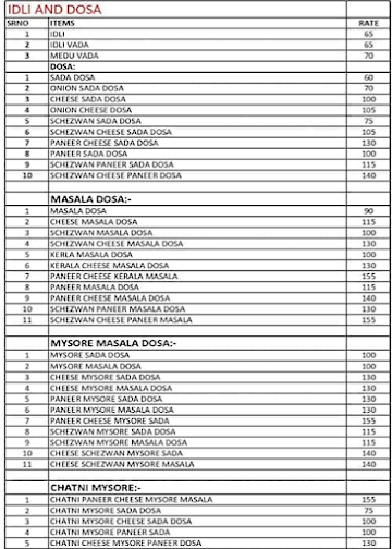 Haldiram's Sweets and Namkeen menu 