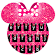 Pink Minnie Glitter keyboard Theme icon