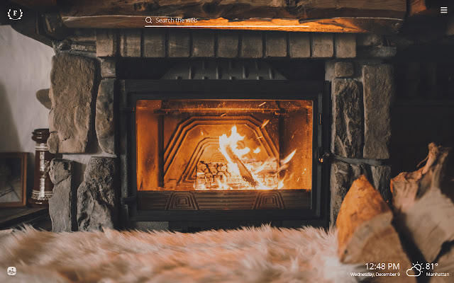 Fireplace HD Wallpapers New Tab Theme