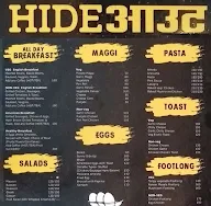 Hideout Cafe menu 1
