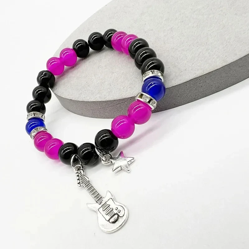 Bracelets Magnétiques Cœur Perlés, Couple Amoureux, Élastiques, Tendance. Offrez l'Amour pour Homme et Femme!