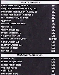 Tandoori Bitez Maple Inn Hotel menu 5