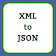 XML to JSON  icon