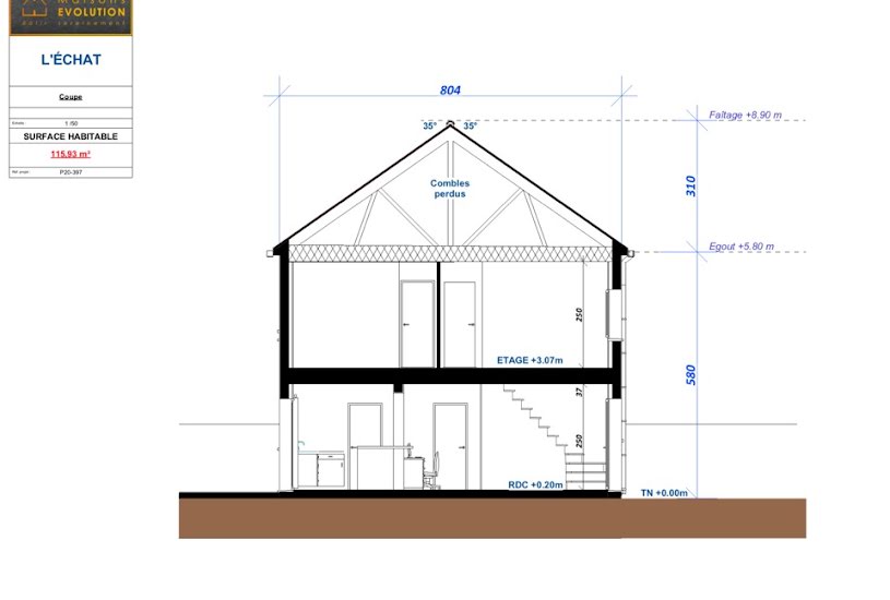  Vente Terrain + Maison - Terrain : 258m² - Maison : 115m² à Villebon-sur-Yvette (91940) 