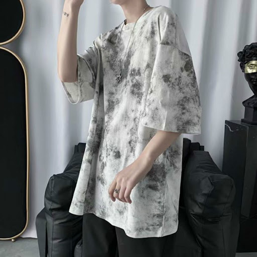 Title 7, Tie-dye Loose Short-sleeved T-shirt