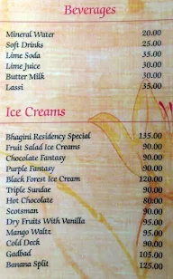 Bhagini The Family Restaurant menu 1