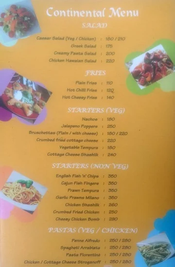 Shivar Garden menu 