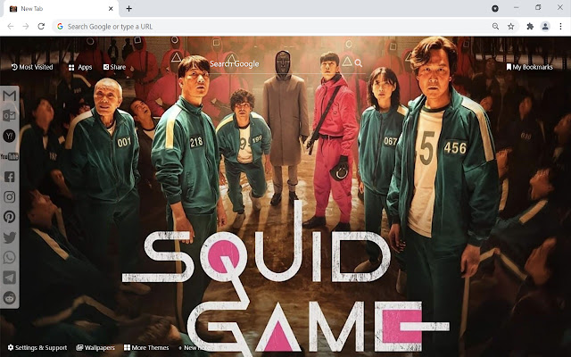 Squid Game Wallpaper New Tab