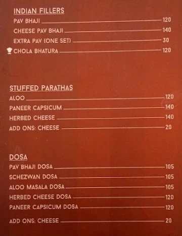 M.A.D House menu 