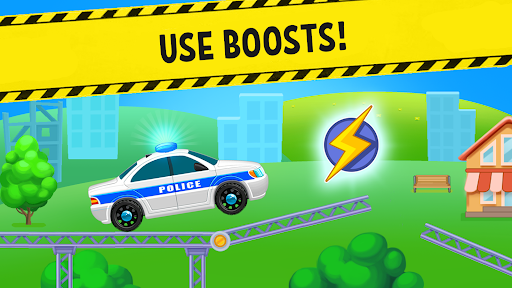 Screenshot Police Car x Kids Racing Games