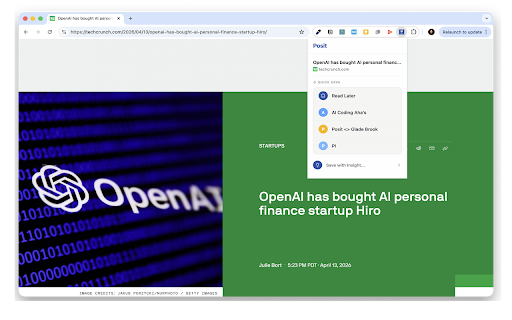 Posit screenshot 1