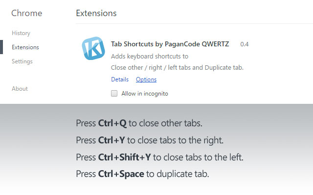 Tab Shortcuts by PaganCode QWERTZ Preview image 1