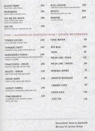 Manhattan Bar menu 6