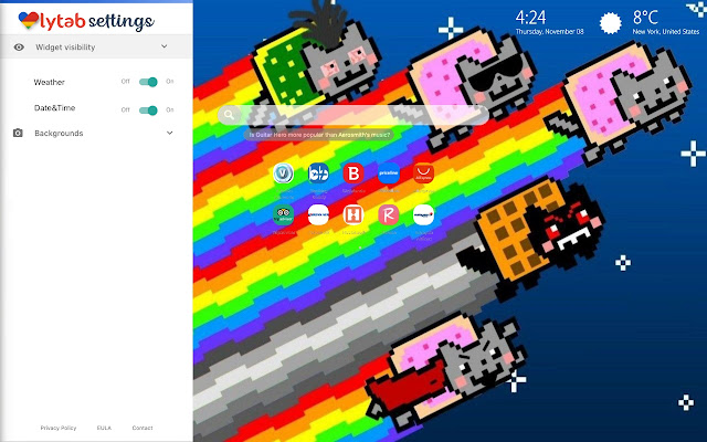 Nyan Cat Wallpapers New Tab Theme