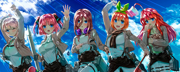 The Quintessential Quintuplets New Tab marquee promo image