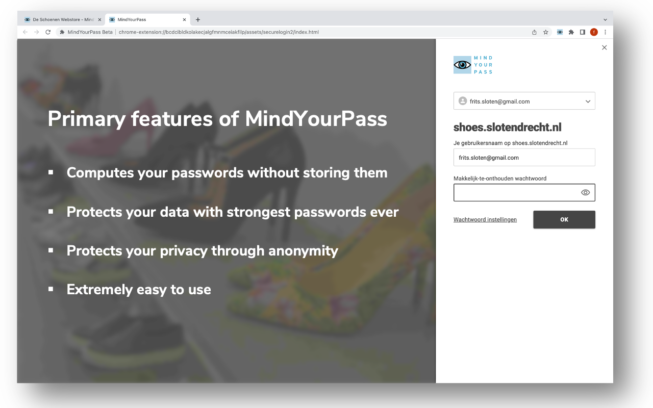 MindYourPass on the fly password generator Preview image 5