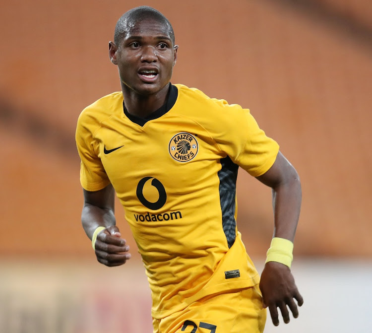 Njabulo Ngcobo of Kaizer Chiefs during the DStv Premiership match against Chippa United at FNB Stadium on October 16 2021.