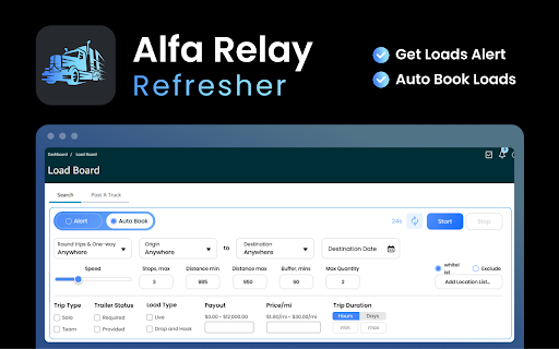 ALFA RELAY REFRESHER