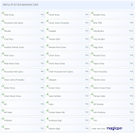 Sri Konaseema Cafe menu 1