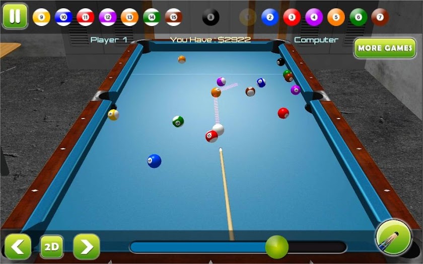 Pool 3D - Best 8 Ball Billiard Screen 2