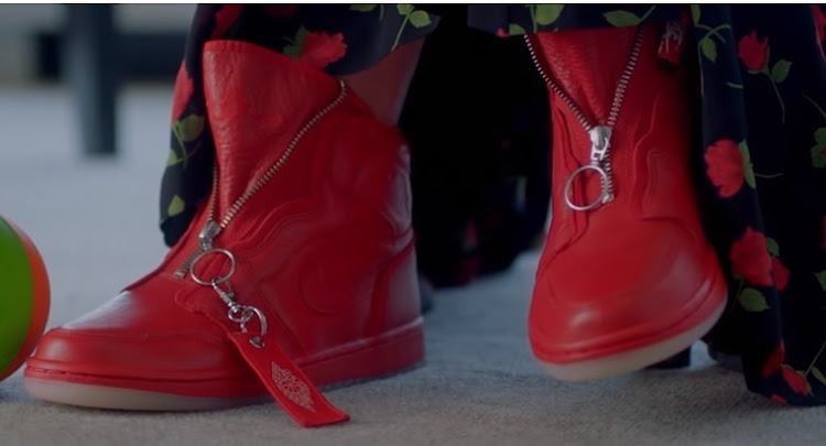 Anna Wintour wears Nike x Vogue Air Jordan I AWOK sneakers in the video promoting her collaboration with the sportswear giant.