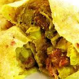 Curry Goat Roti