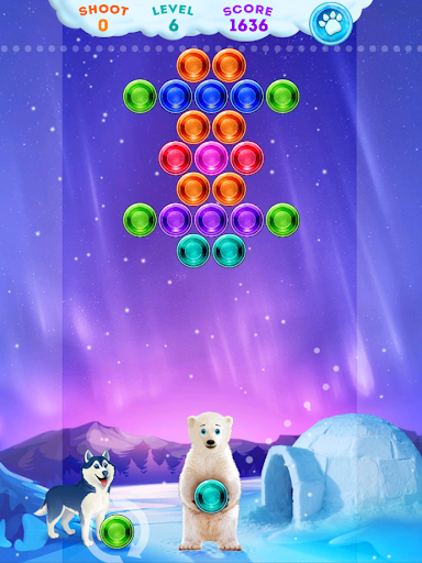 Polar Bear  Frozen Bubble Shooter