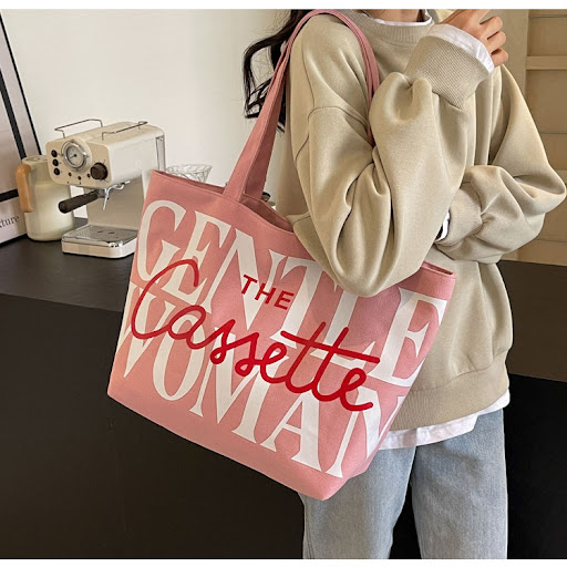 Title 11, Versatile Texture One-shoulder Large Letter Pai...