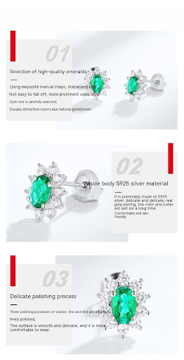 Title 4, Womens Minority Design S925 Silver Stud Earrin...