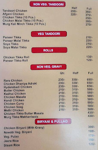 Sethi Food Corner menu 1