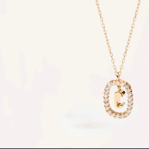 Title 27, Spanish 26 Letter Commuter Premium Necklace, St...