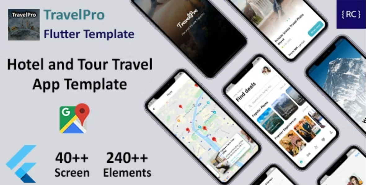 Flutter Hotel Booking and Tour Travel App Template | Flutter 3 | TravelPro