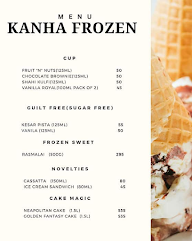 Kanha Frozen menu 4