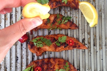 Apricot Glazed Chicken Recipe + iPinium Grill Plate Giveaway