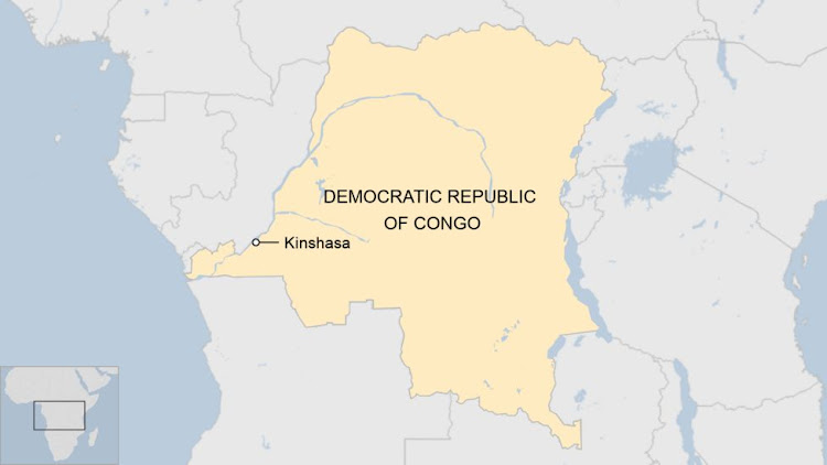 DR Congo map