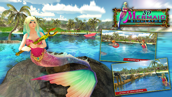Mermaid Simulator 3D - Sea Animal Attack Games(圖4)-速報App
