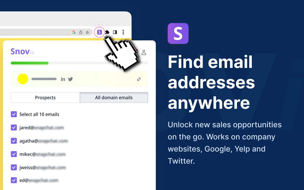 Email Finder by Snov.io Preview image 4