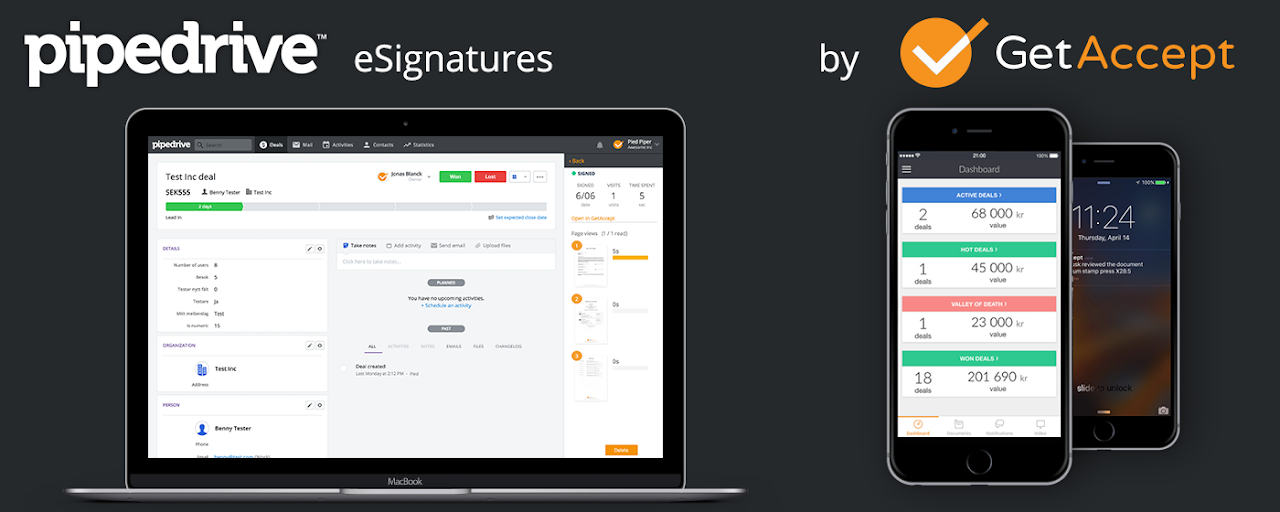 Pipedrive eSignatures by GetAccept Preview image 2