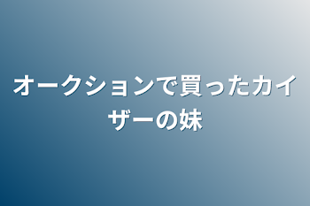 オークションで買ったカイザーの妹
