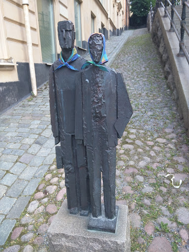 Duo Statues Stockholm