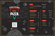 Italiano rustic crust pizza menu 1