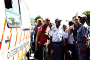 Taxi driver Mondli Zisongo appeared in the Ntuzuma Magistrates Court on Wednesday, accused of killing five children. This picture was taken at the crash scene. File photo