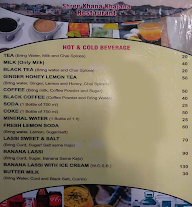 Khana Khajana Family Restaurant menu 1