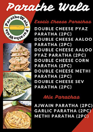 Parathe Wala menu 2